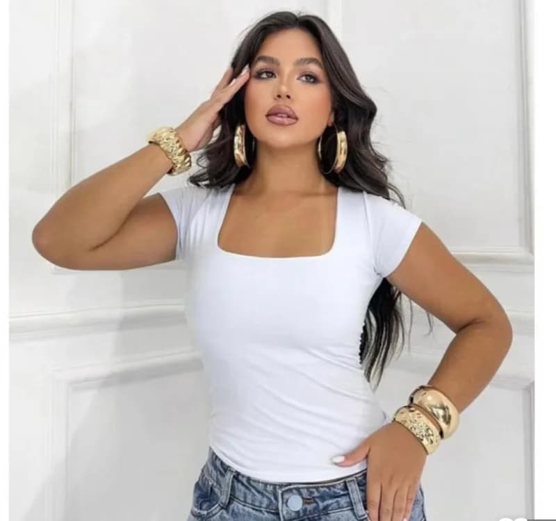 Blusa POLIAMIDA Manguinha